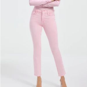 NWT Good American Good Legs Cigarette Jean in Rose Quartz
